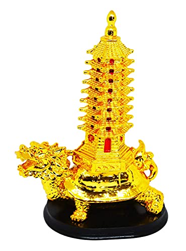 Fengshui Education Tower Academic Success for Children Education Tower On Dragon Home, Office, Room Decor