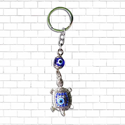 Shoppersduniya Tortoise Evil Eye Hanging Nazar Battu for Car Mirror Hanging Protection|Good Luck Charm and Prosperity at Office and Home Decor Wall Hanging