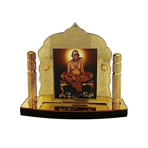 Swami Samarth Golden Foil (Plated) for Car Dashboard