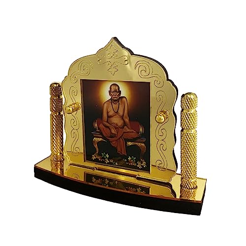 Swami Samarth Golden Foil (Plated) for Car Dashboard