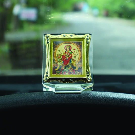 Goddess Maa Durga Idol For Car Dashboard Home & Office Showpiece Gift Décor